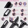 5 in 1 Nail Magnet Tool Set - Flower Design Nail Magnet Pens Magnet Stick 3D Magnetic Cat Eye Gel Polish Nail Art, for DIY 3d Magnetic, Salon, Studio or Home