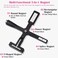 5 in 1 Nail Magnet Tool Set - Flower Design Nail Magnet Pens Magnet Stick 3D Magnetic Cat Eye Gel Polish Nail Art, for DIY 3d Magnetic, Salon, Studio or Home