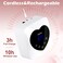 Nail Lamp,Cordless UV Led Nail Lamp 72W Rechargeable Nail Dryer with 5 Timer Setting,Professional Nail Light with Cute Heart Shape Large LCD Display