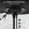 Black PU Leather Swivel Stool with Wheel Perfect for Salon Work Home SPA Shop Height-Adjustable and Cost-Effective Rolling Stool Chair Small (Black)