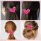 Syhood 9 Pieces Valentine's Day Heart Hair Clips Glitter Sequin Heart Barrettes Hair Clip for Valentines Accessories Christmas Birthday Wedding Themed Party(Rose Red)