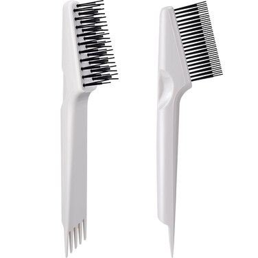 Yaomiao 2-in-1 Hair Brush Cleaner and Remover - Mini Wet Comb for Removing Hair Dust and Dirt, Ideal for Home and Salon Use (Gray)