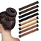 cobee Hair Bun Maker, Donut Bun Maker for Long Hair, French Twist Hair Fold Wrap Snap, Bun Hair Tool for Women and Kids(8 Pcs Set)