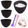 4 Piece Silicone Mixing Bowls, 3.93 Inch Microwaveable Silicone Bowl with Dual Ended Stirring Sticks for Facial Masks, Mud Masks, and Other Skin Care Products Facial Bowls for Aestheticians.