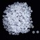 Ink Caps Medium,500pcs White Plastic Disposable Ink Cups with Base,Makeup Pigment Ink Cap Sizes 13mm Medium(500M)