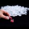 Tattoo Ink Caps Small,DOWEI 1000pcs Plastic Disposable Microblading Makeup Tattoo Ink Cups with Base,Pigment Ink Caps Sizes 11mm Accessories for Ink,Kits,Supplies (1000S)