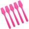 AMT 110 PCS Cosmetic Spatula, 2.5" Make Up Disposable Plastic Spatula, Facial Cream Mask Scoop, Skin Care Plastic Spoon for Mixing &amp; Sampling (110 PCS)