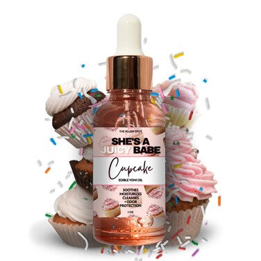 Cupcake Yoni Oil - Edible Yoni Oil - Scented Yoni Oil - 1oz