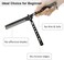 Butterfly Knife, 2 Pieces Combs Stainless Steel Folding Practice Comb, Trainer Martial Arts Practice Tool Steel Metal Folding Knife Comb for Practicing Flipping Tricks