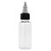 30ml Empty Tattoo Ink Bottles 10pcs 1oz Tattoo Twist Cap Plastic Clear Transparent Tattoo Pigment Container Bottle Tattoo Supplies (10pcs 30ml)