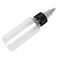 30ml Empty Tattoo Ink Bottles 10pcs 1oz Tattoo Twist Cap Plastic Clear Transparent Tattoo Pigment Container Bottle Tattoo Supplies (10pcs 30ml)