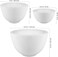 MAGICLULU 3 Pcs Silicone Bowl Facial Mask Mixing Bowl DIY Face Mask Mixing Bowl Cosmetic Mud Stirring Bowl for Women