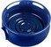 Linkidea Ceramic Shaving Soap Bowl with Non-Slip Handle, Wide Mouth, Large Capacity, Easier to Lather Ridges, Wet Razor Shave Cream Bowl for Men, Royalblue
