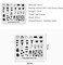 Nail Stamping Plate Stainless Steel Nail Plates Template Nail Polish Stamping Ice Cream Cute Animals Image Stencil Manicure Printing Design (IM023)