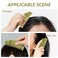 Natural Jade Head Massager, 2 Pcs Multi-Functional Massager for Head Caring and Acupoint Treatment, Guasha Scraping Scalp Comb