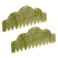 Natural Jade Head Massager, 2 Pcs Multi-Functional Massager for Head Caring and Acupoint Treatment, Guasha Scraping Scalp Comb