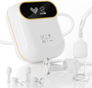 6Pcs Electric Facial Cupping Therapy Set Glass, 3 in 1 Gua Sha Facial Tools Face Cupping Massage for Eye Neck Skin Care, 3 Size Vacuum Suction Cups for Cellulite, Puffiness Reduction