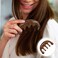 Wooden Massager Comb Scalp Stimulator Comb Head Scalp Comb with Wide Toot Sandalwood Round Tooth Comb Gua Sha for Luxurious Hair Care Fatigue Relieve Acupoint Massager