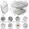Collapsible Foot Spa Bath with Heat and Massage Rollers, Foot Bath with Acupressure Massage Points,Red Light,Foldable Foot Spa with Smart Heating for Home Spa Use for Valentines Gift