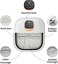 Collapsible Foot Spa with Heat, Touchscreen, Foldable Foot Bath Massager with Temperature Control, Foot Massage Rollers, Pedicure Foot Spa for Home, Office, Relaxation, Valentines Gift for Men &amp; Women