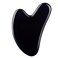 Gua Sha Facial Tools Black Guasha Stone for Skincare Face Body Relieve Muscle Tensions Reduce Puffiness (Black