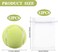 12 Pcs Tennis Ball Bath Bombs Tennis Party Gift Scented Bubble Bath Bombs for Tennis Team Coach Tennis Players, Teammates, Opponents, Tennis Club Gifts