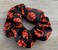 Sportybella Basketball Hair Tie, Orange, Premium Velvet, No Crease, Hair Accessories for Basketball Players and Fans, Great Gift