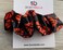 Sportybella Basketball Hair Tie, Orange, Premium Velvet, No Crease, Hair Accessories for Basketball Players and Fans, Great Gift