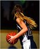 Sportybella Basketball Hair Tie, Orange, Premium Velvet, No Crease, Hair Accessories for Basketball Players and Fans, Great Gift