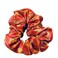 Infinity Collection - Basketball Scrunchies (Red) - No-Crease &amp; Tangle, Premium Velvet Hair Accessories - For All Hair Types - Gifts for Sports Fan