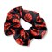 Infinity Collection - Basketball Scrunchies (Black) - No-Crease &amp; Tangle, Premium Velvet Hair Accessories - For All Hair Types - Gifts for Sports Fan
