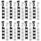 46PCS Volleyball Hair Ties &amp; Volleyball Hair Bands Bulk, Elastic Volleyball-bracelets-Volleyball-Hair for Ponytail, Cool Volleyball Sports Hair Ties Volleyball-Ribbon-Team-Player-Gifts (Black, White)