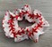 Sportybella - Baseball Scrunchie, Baseball Hair Accessories, Baseball Premium Velvet, No Crease Hair Elastic, Gift for Players and Team, Hair Accessories for Women