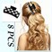 Yunlly Volleyball Hair Accessories - 8 Pcs 4.1" Large Rectangle Hair Claw Clips for Girls, Players and Teams - Volleyball Team Gifts