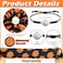 10 Pieces Adjustable Sport Hair Scrunchies and Bracelets for Teen Basketball, Volleyball, Soccer, and Softball Players