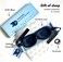 3D Contoured Eye Mask for Sleeping   Sleep Mask for Side Sleepers   Eyelash Extensions with Velcro Closure   Shade Cover   Eye Sleeping Mask   Flight Essential   Blue   Concave Molded