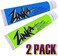 Zinka Colored Nosecoat Zinc Oxide Based Water Resistant 2 Pack Bundle 0.6 Ounce Tube - Blue Green
