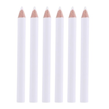 30pcs Absorb White Pencil Nail Art Pen Wax Manicure Dotting Tools Nail Art Dotting Pencil Gemstones for Nails White Rhinestones Nail Gems White Nail Pen Wooden Pen Crayon