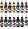 Tattoo Ink - Tattoo Ink Set - Micro Knife Paint and UV Tattoo Ink -Tattoo Supplies - for Professional Body Tattooing and Art Painting（14 Colors 1 oz/Bottle）