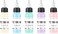 XTREME Ink Pastel Set: Elevate Tattoo Artistry with Serene Hues - Includes Pastel Pink, Yellow, Blue, Green, and Purple Inks (Set of 5, 1 oz)
