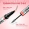 Microblading Eyebrow Pen - Eyebrow Pencil Magical 2-in-1 Dual-Ended Eye Brow Pencils for Women with 4-Fork-Tip &amp; Eyebrow Styling Brush Create Natural Hair-Like Brows and Hairs (Light Brown)