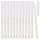 12Pcs White Eyeliner Pencils Professional Use as Highlighter,Lip Line Pen Long-lasting Nice Color Eye Brow Gel Pen Makeup Brow Tint Pencils Beauty Makeup Tools