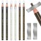 KAIQIKAIXI 6Pcs Multicolor Waterproof Eyebrow Pencils Makeup Set For Marking, Filling And Outlining, Tattoo Makeup And Microblading Supplies Kit-Hard Refills Are Easy To Color (Multicolor)