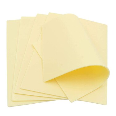 Dragonhawk Blank Tattoo Practice Skin 5Pcs 8x6in Practice Sheet 3mm Thcik Tattoo Fake Skin Soft Silicone for Beginners and Experienced Artists