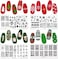 4 Pieces Christmas Nail Stamping Plates Set Snowflakes Elk Nail Art Plates Templates Christmas Tree Santa Claus Nail Stamper Xmas Snowman Printing Nail Polish Stamping Template Winter Nail Art Tools