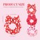 6 Pcs Valentine&lsquo;s Day Bow Hair Scrunchies Pink Red Heart Design Hair Ties Scrunchy Elastics Bands Bulk Romantic Heart Valentines Hair Accessories for Women Girls Galentines Day Gifts