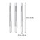 minkissy 6Pcs Eyebrow Mapping Pencil - White Eyebrow Pen White Microblading Pen Markers for Skin Makeup Position Mapping Mark Tools Brow Mapping Pen (White)