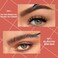 2-In-1 Magic Eyebrow Pencil and Sealing Brow Gel, 3D Waterproof Long-Lasting Eyebrow Pen, Natural Fine Stroke Microblading Eyebrow Pencil (Gray)
