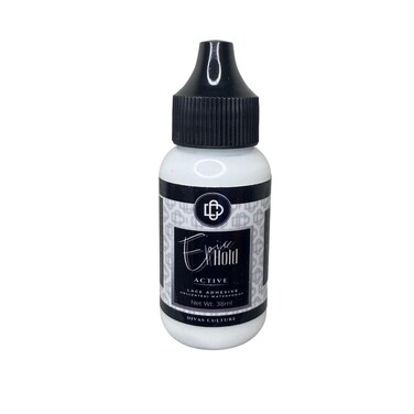 Waterproof Medium Epic Hold Waterproof Lace Adhesive, Humidity Proof, Super Strong Hold, Fast Drying Non Drip Glue for Lace Front Wigs, Lace Closures and Toupees, .38ml