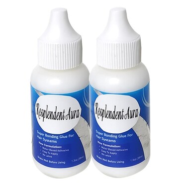 Lace Glue Wigs 2pcs/lot 76ml/2.6OZ - Invisible Bonding Glue Lace Wig Glue Hair Replacement Adhesive Strong Hold Transparent Hair Glue for Lace Wigs, Oily Scalps, Hairpiece